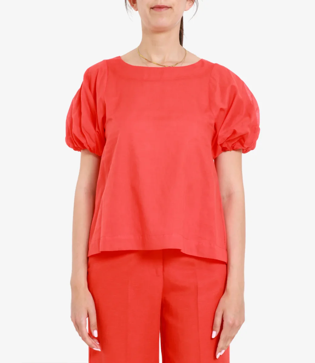 Kaos | Blusa Rosso lacca - immagine 3