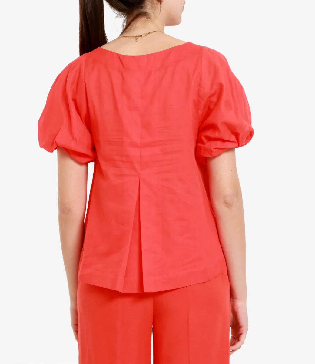 Kaos | Blusa Rosso lacca - immagine 4