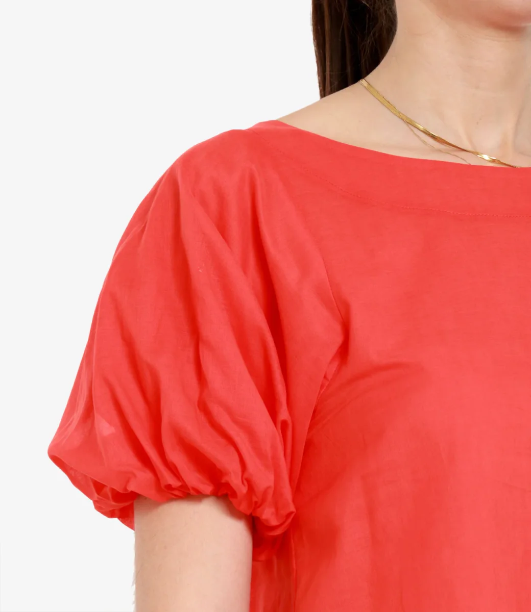 Kaos | Blusa Rosso lacca - immagine 5