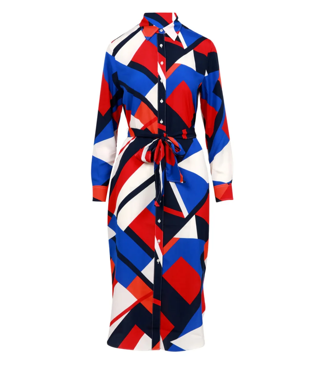 Lauren Ralph Lauren | Abito Shadny Rosso Blu e Azzurro