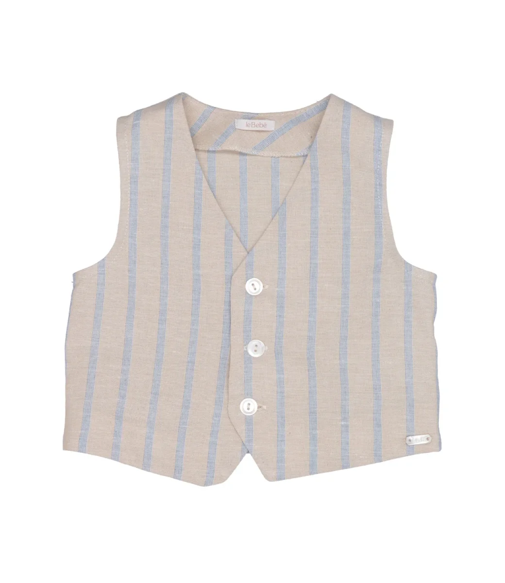 Le Bebè Enfant | Gilet Beige