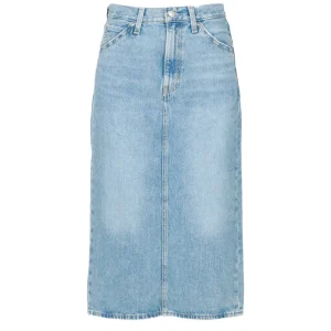 Levis | Gonna Hr Back Slit Denim Chiaro