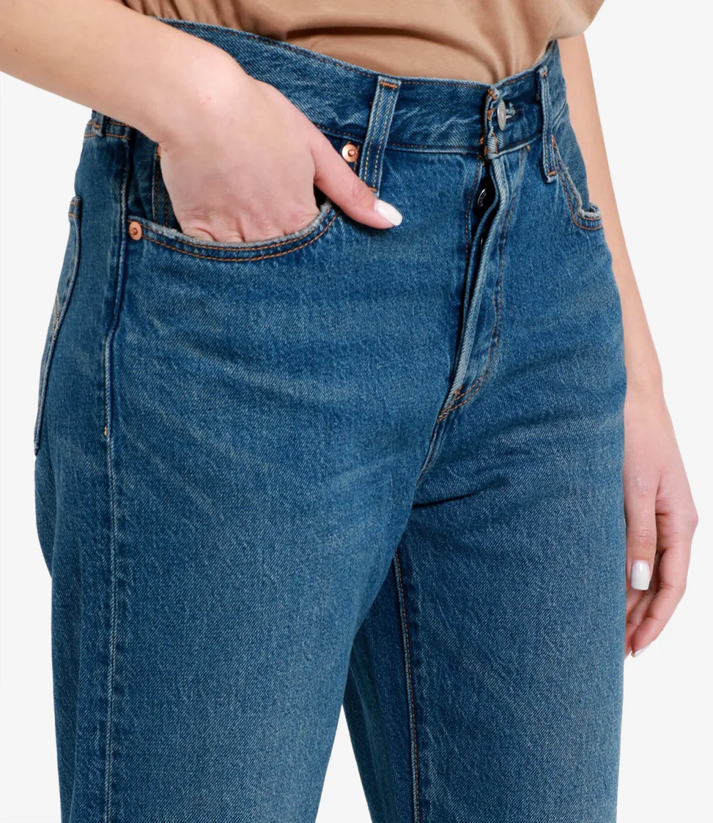 Levis | Jeans 501 Crop Denim medio - immagine 5