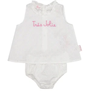 MC2 Saint Barth | Set Abito e Culotte Bianco