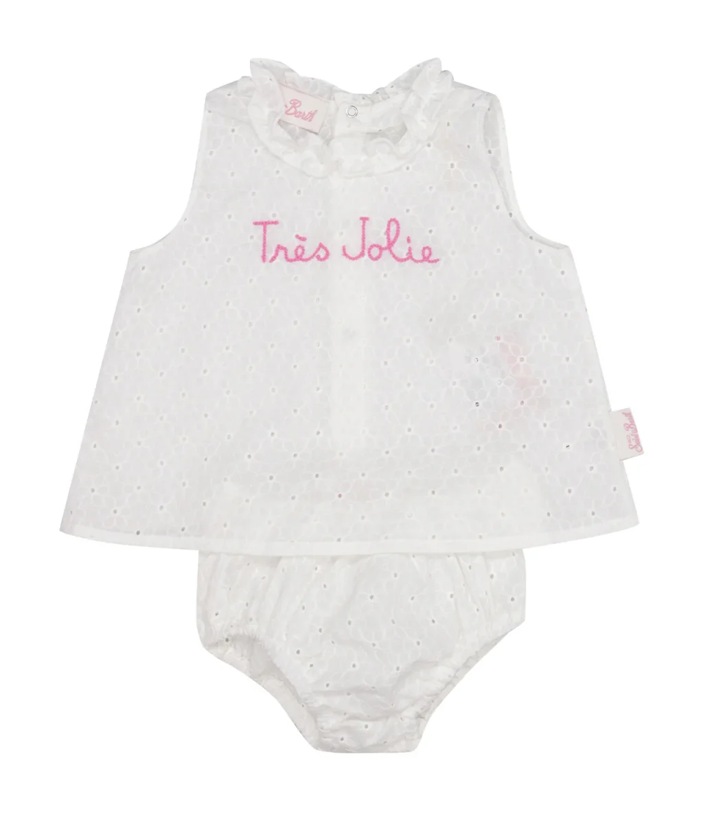 MC2 Saint Barth | Set Abito e Culotte Bianco