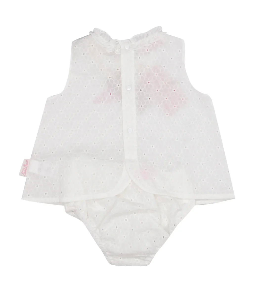 MC2 Saint Barth | Set Abito e Culotte Bianco - immagine 3