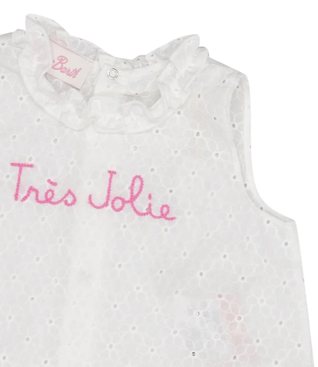 MC2 Saint Barth | Set Abito e Culotte Bianco - immagine 4