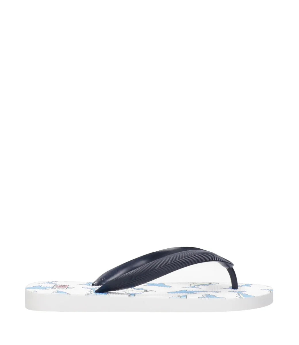 MC2 Saint Barth Kids | Infradito Bianco e Blu - immagine 2