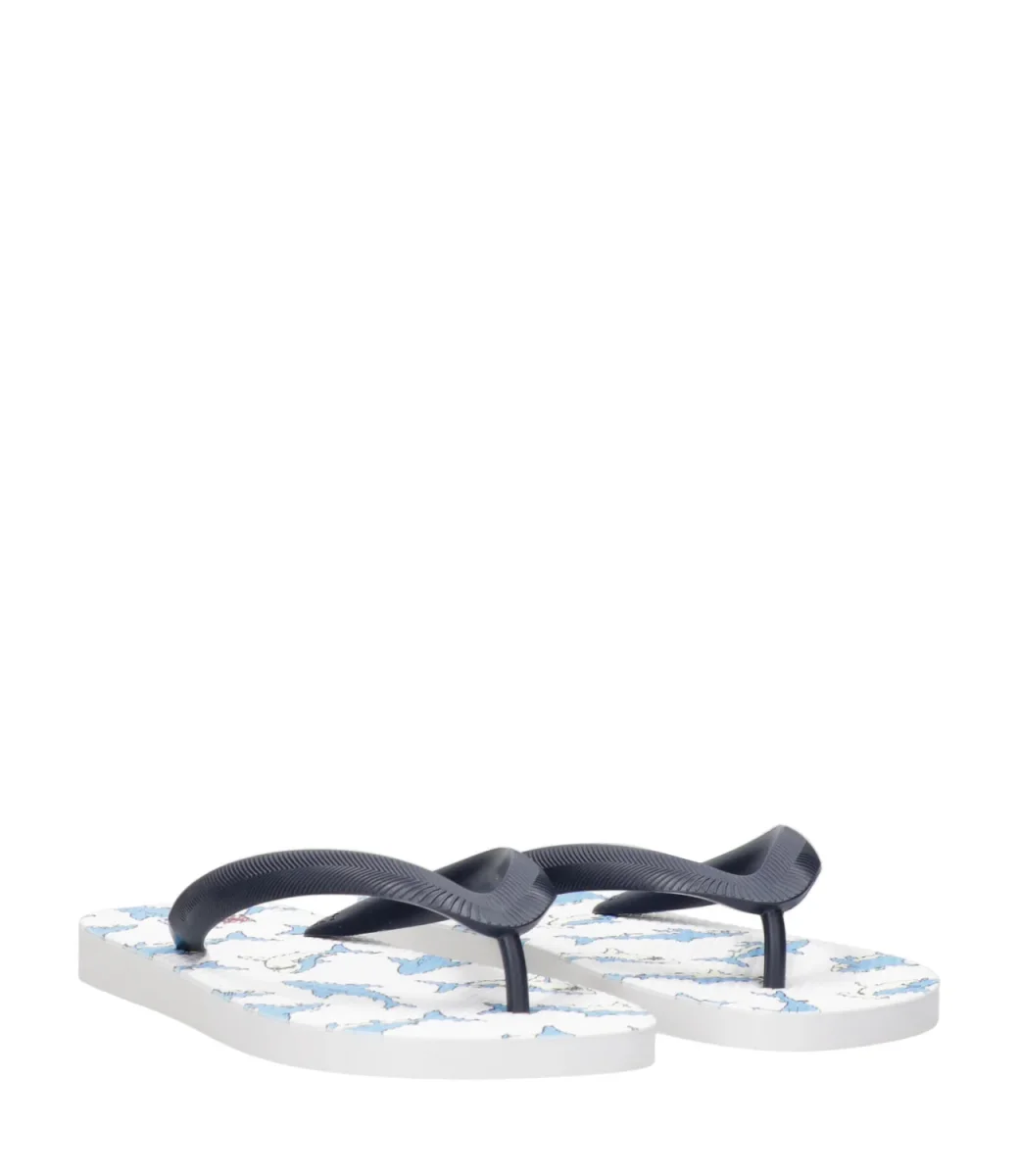 MC2 Saint Barth Kids | Infradito Bianco e Blu - immagine 3