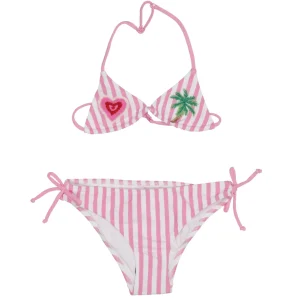 MC2 Saint Barth Kids | Costume Bikini Bianco e Rosa
