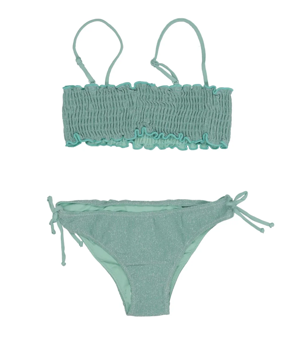 MC2 Saint Barth Kids | Costume Bikini Verde acqua - immagine 2