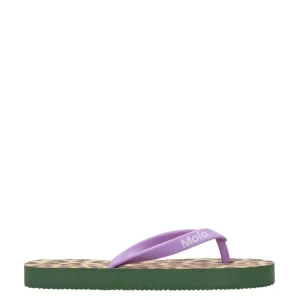 Molo | Infradito Zeppo Viola