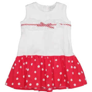 Monnalisa | Abito Bianco e Rosso