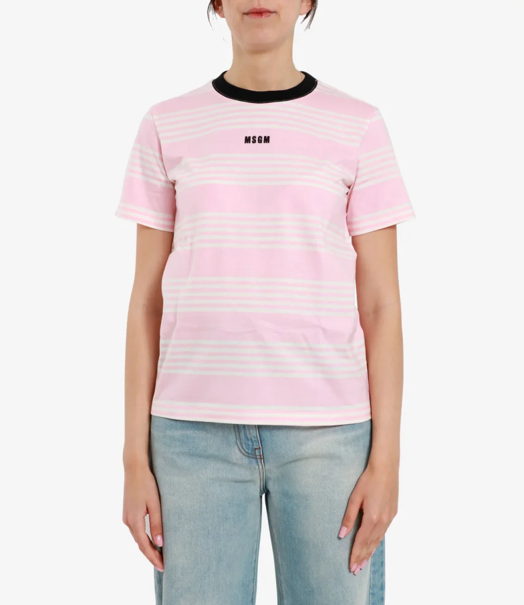 MSGM | T-Shirt Rosa - immagine 3