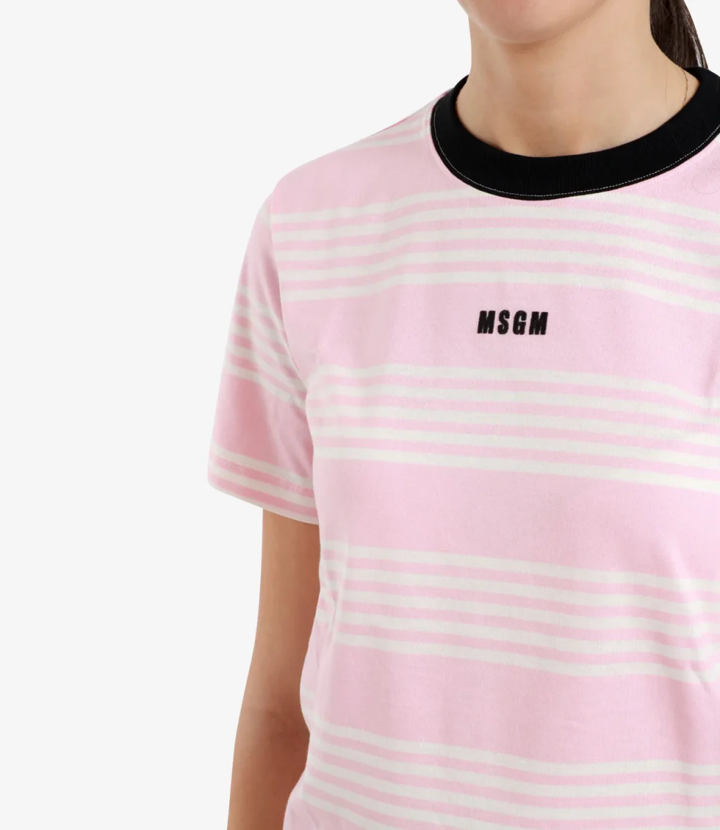 MSGM | T-Shirt Rosa - immagine 5