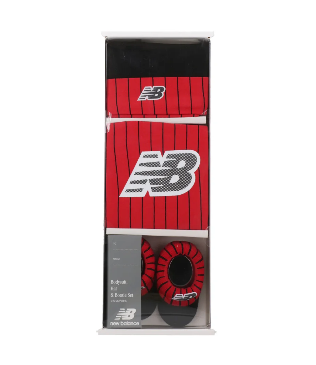 New Balance Kids | Set Body Cappello e Calzini Rosso - immagine 3
