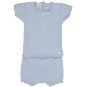 Paz Rodriguez | Set Maglia e Bermuda Vento Celeste