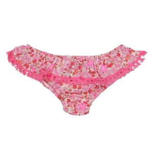 Pesciolino Rosso Beachwear | Costume Slip Panna e Rosa