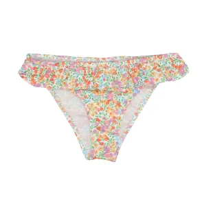 Pesciolino Rosso Beachwear | Costume Slip Bianco e Arancio