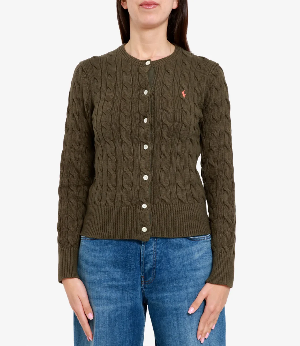 Polo Ralph Lauren | Cardigan Verde oliva - immagine 3