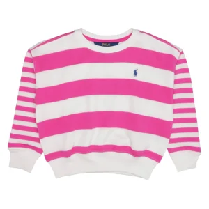 Ralph Lauren Childrenswear | Felpa Rosa e Bianco