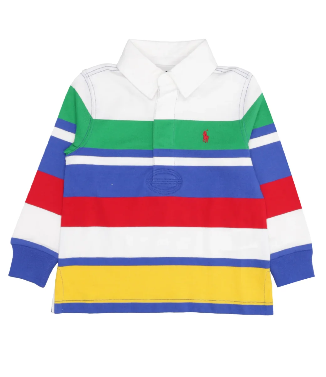 Ralph Lauren Childrenswear | Polo Bianco Azzurro e Rosso