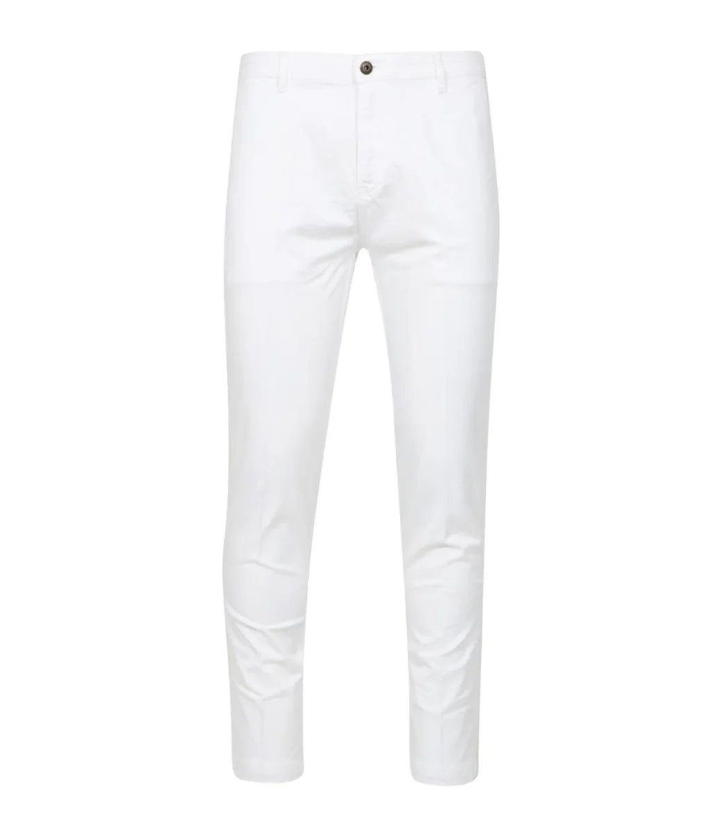 Roy Roger's | Pantalone Chino Smart Bianco