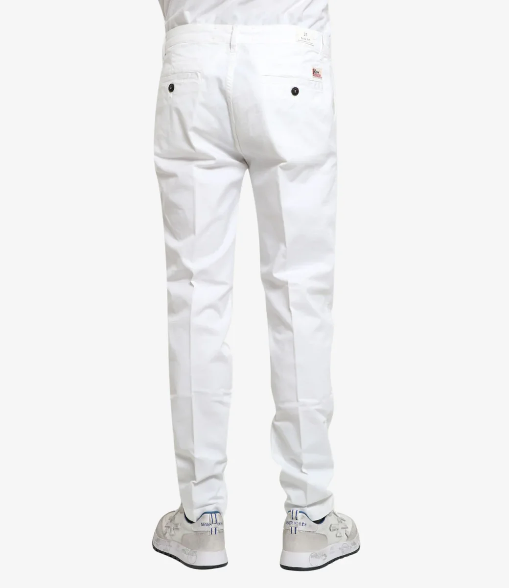 Roy Roger's | Pantalone Chino Smart Bianco - immagine 4