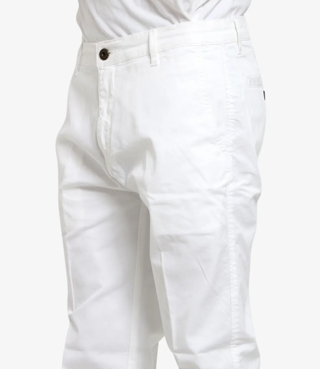 Roy Roger's | Pantalone Chino Smart Bianco - immagine 5
