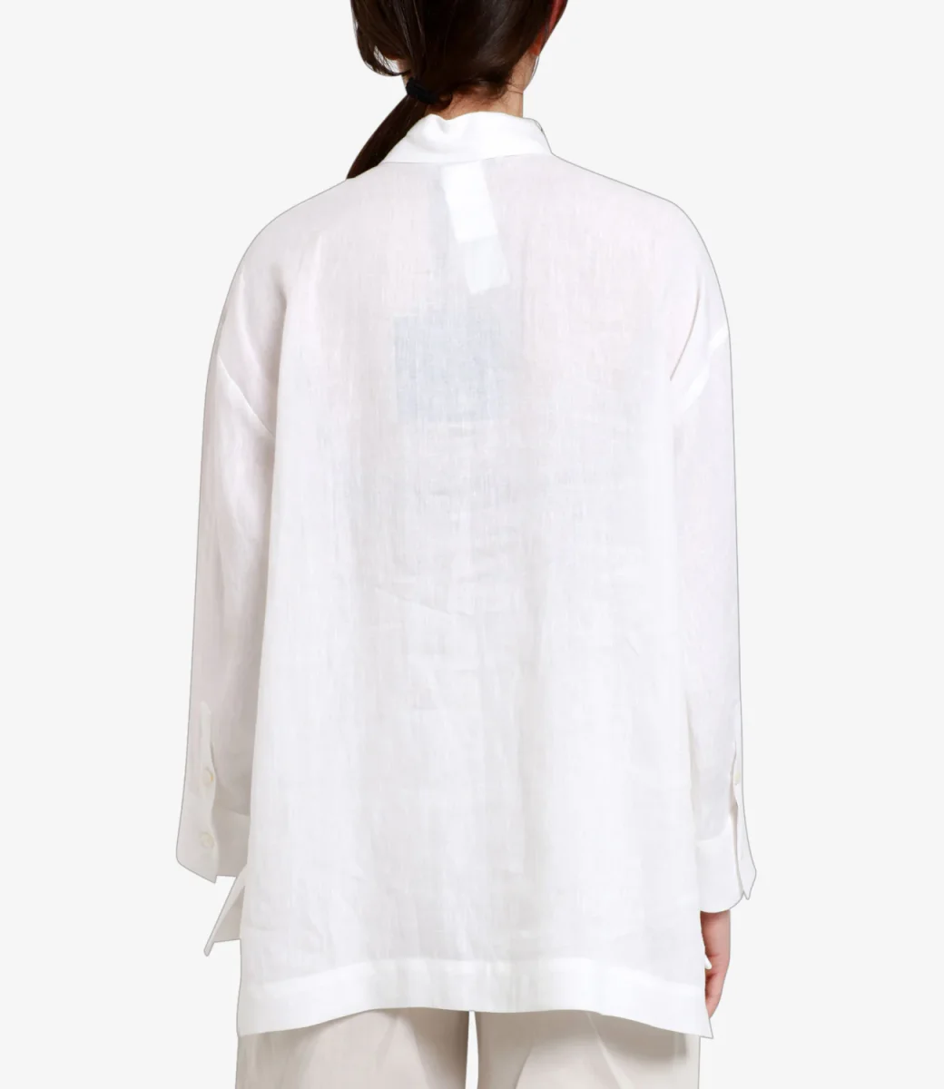 S Max Mara | Camicia Varese Bianca - immagine 4