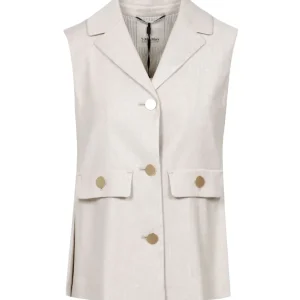 S Max Mara | Gilet Caroline Beige