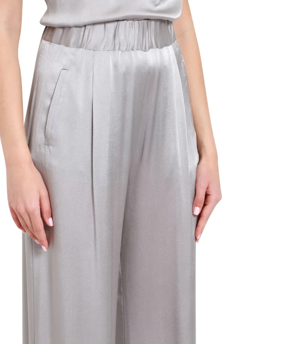 Semicouture | Pantalone Jhonny Grigio perla - immagine 5