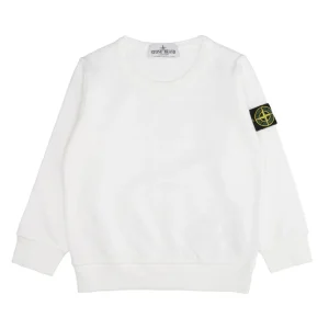 Stone Island Junior | Felpa Bianca