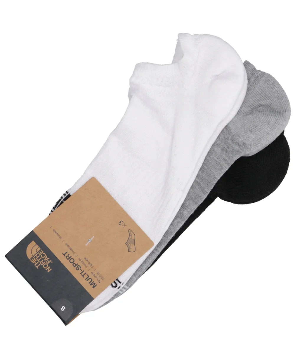 The North Face | Calzini Multi Sport Invisible Nero Bianco e Grigio - immagine 2