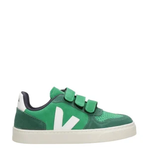 Veja Kids | Sneakers Small V-10 Smeraldo e Bianco