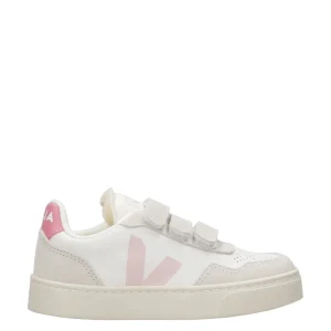 Veja Kids | Sneakers Small V-90 Bianco e Rosa