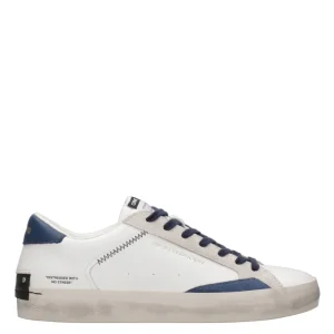 Crime | Sneakers Distressed Low Bianco e Blu