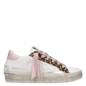 Crime | Sneakers SK8 Deluxe Bianco e Rosa