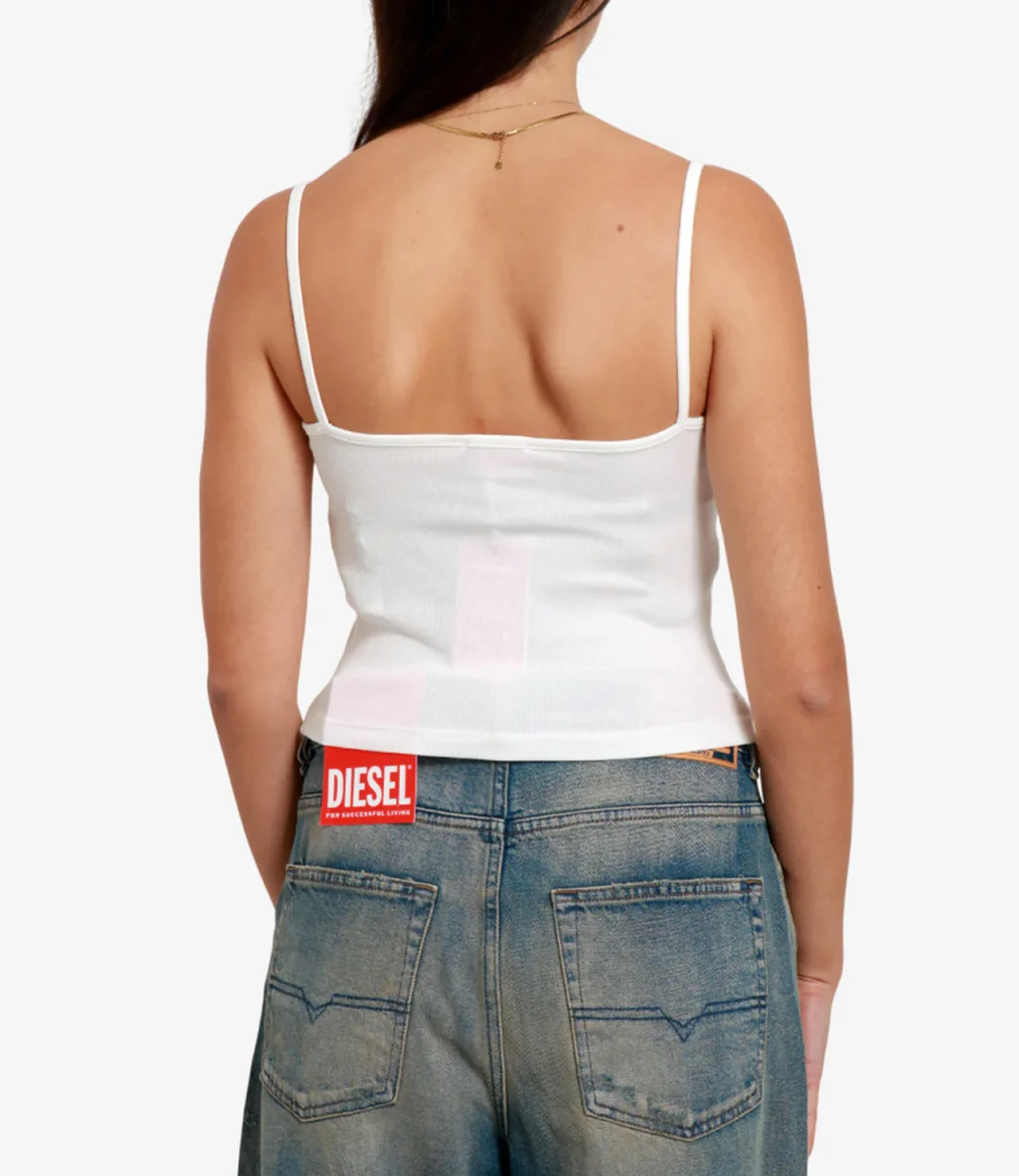 Diesel | Canotta T-Hupy-Od Off white - immagine 4
