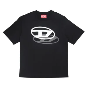 Diesel Kids | T-Shirt Tvale Over Nero