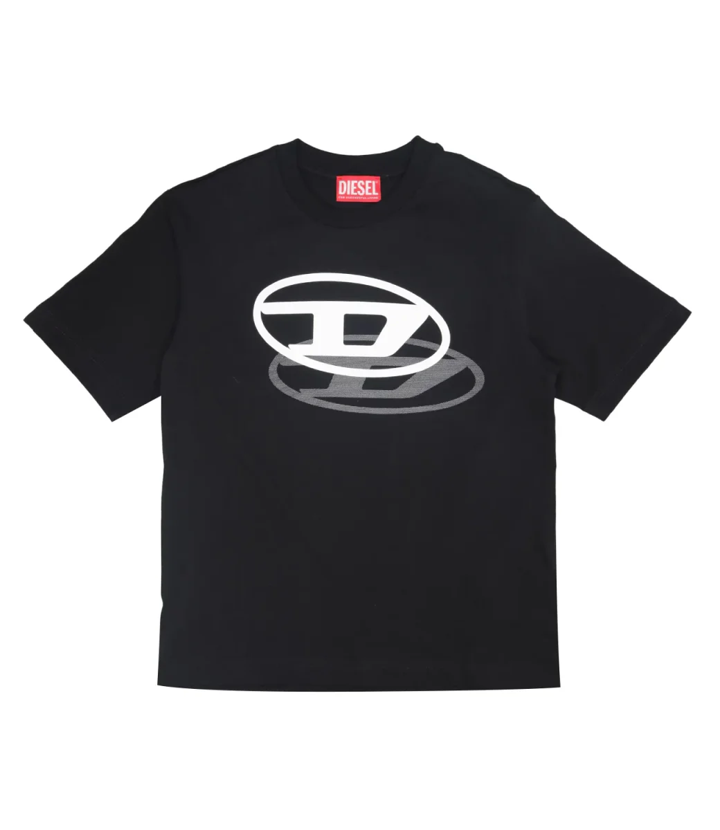 Diesel Kids | T-Shirt Tvale Over Nero