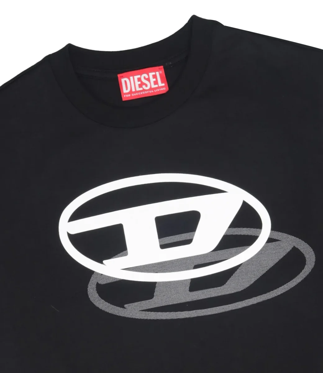 Diesel Kids | T-Shirt Tvale Over Nero - immagine 4