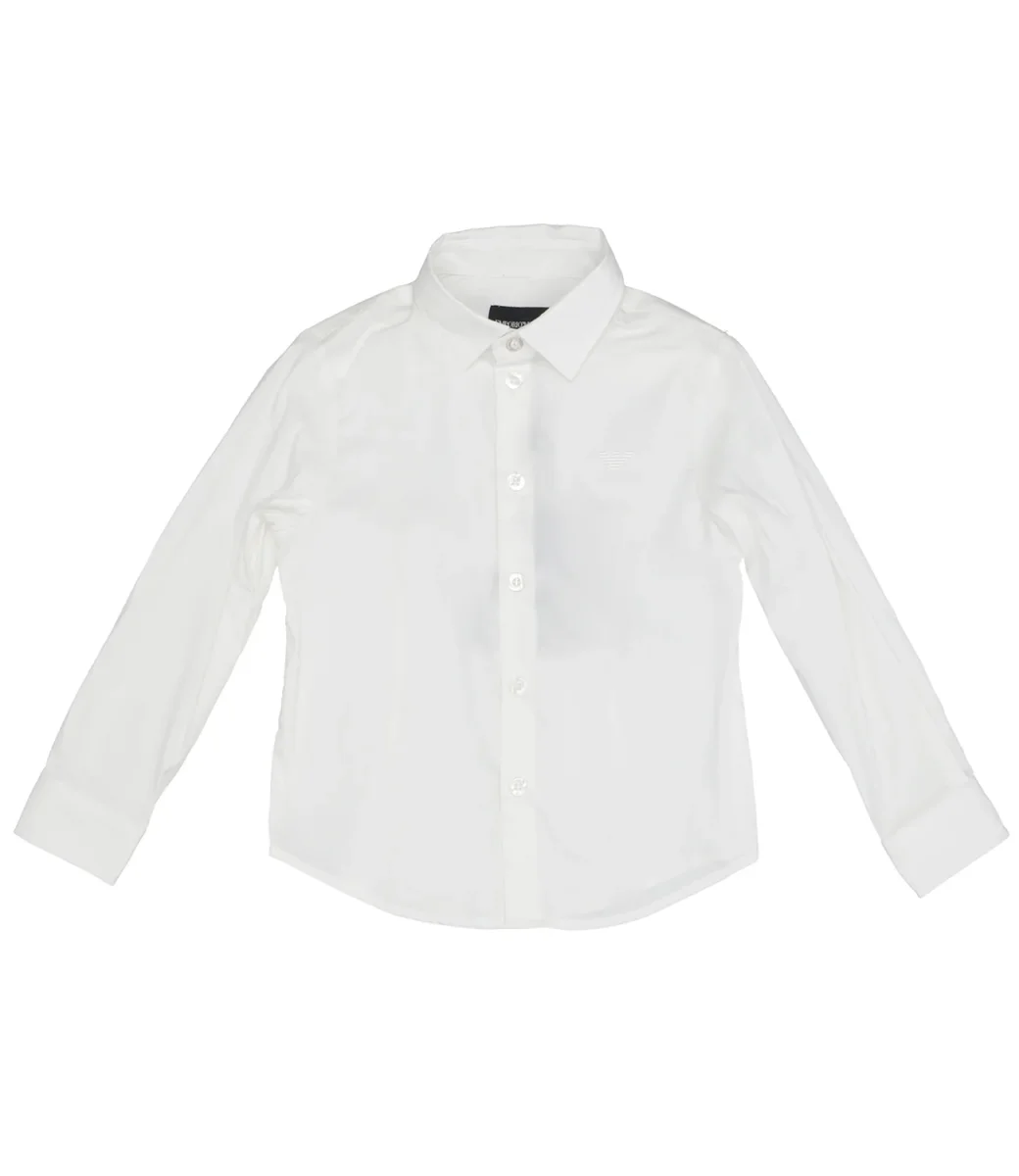 Emporio Armani Junior | Camicia Bianco Ottico - immagine 2