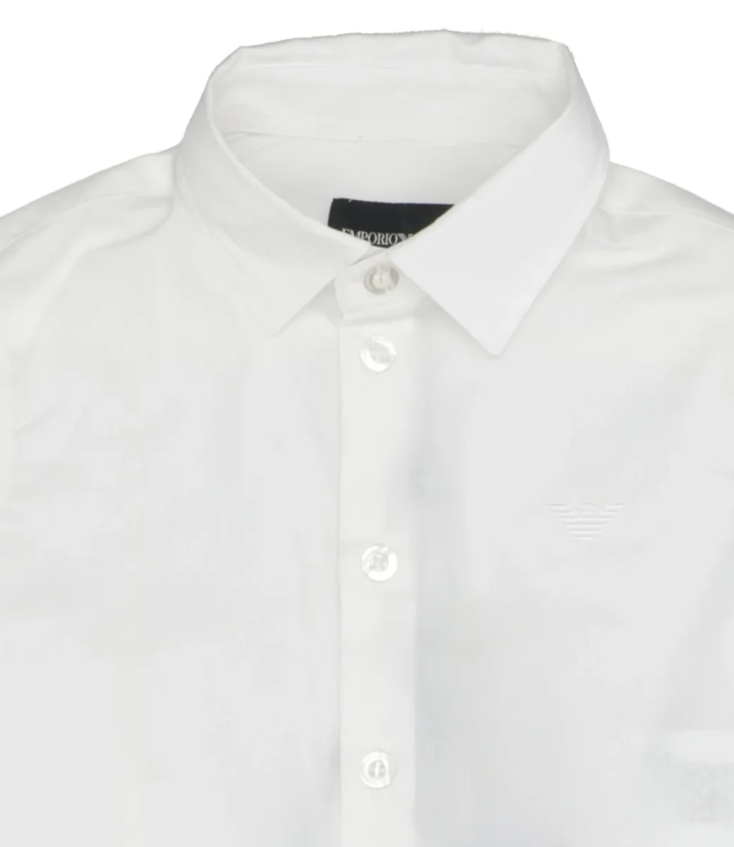 Emporio Armani Junior | Camicia Bianco Ottico - immagine 4