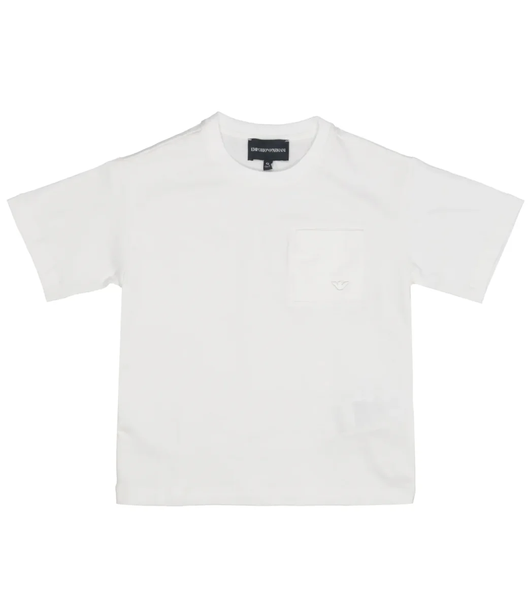 Emporio Armani Junior | T-shirt Bianco Ottico - immagine 2