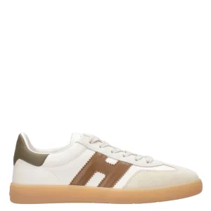 Hogan | Sneakers Cool Allacciato Avorio e Marrone