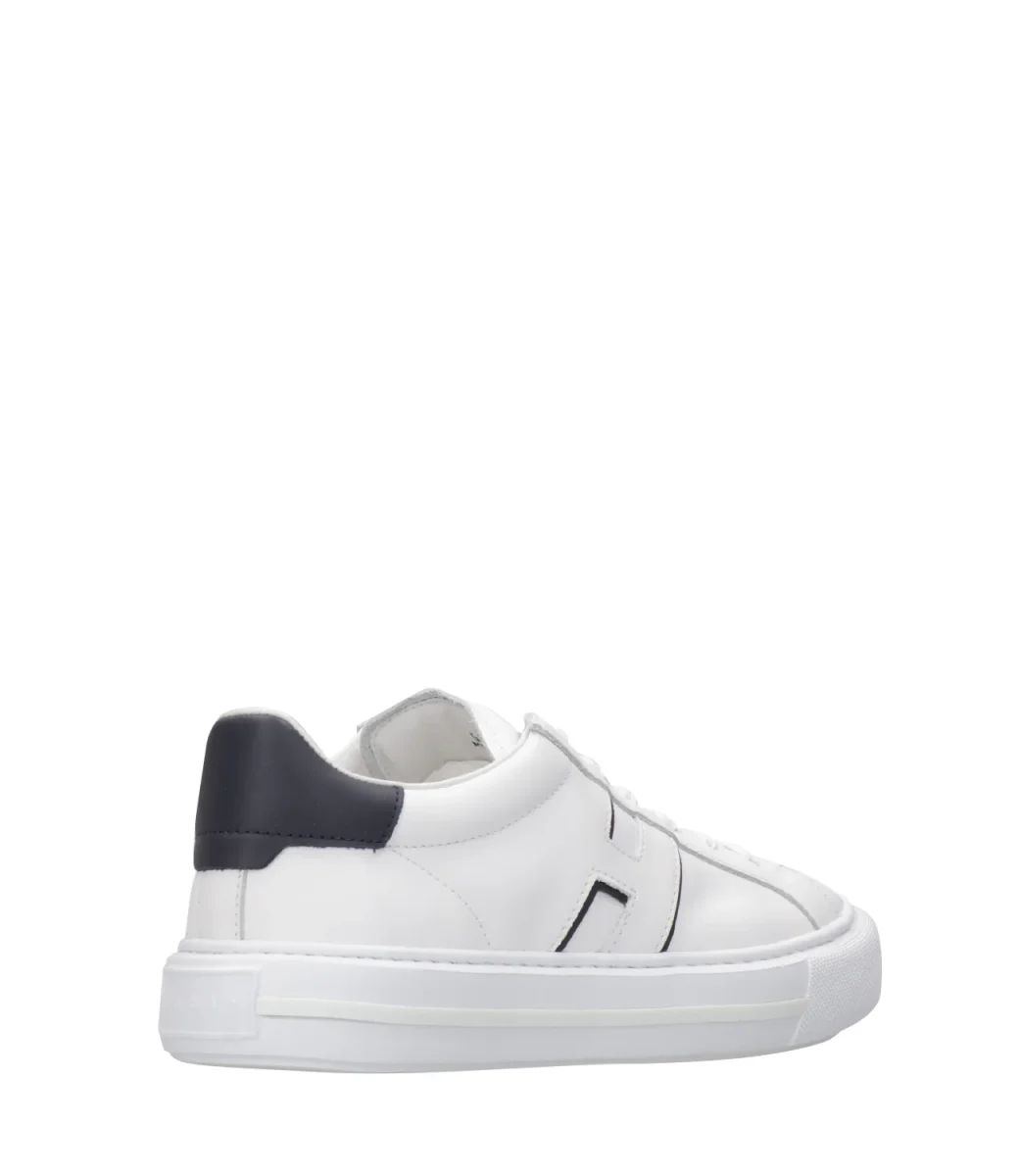 Hogan | Sneakers H691 Allacciato H Bianco e Blu notte - immagine 4
