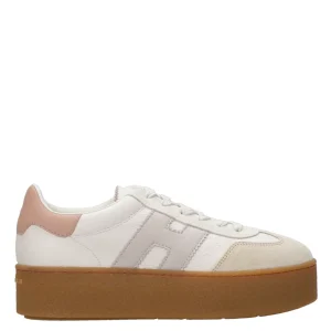 Hogan | Sneakers H698 Allacciato H Avorio e Rosa