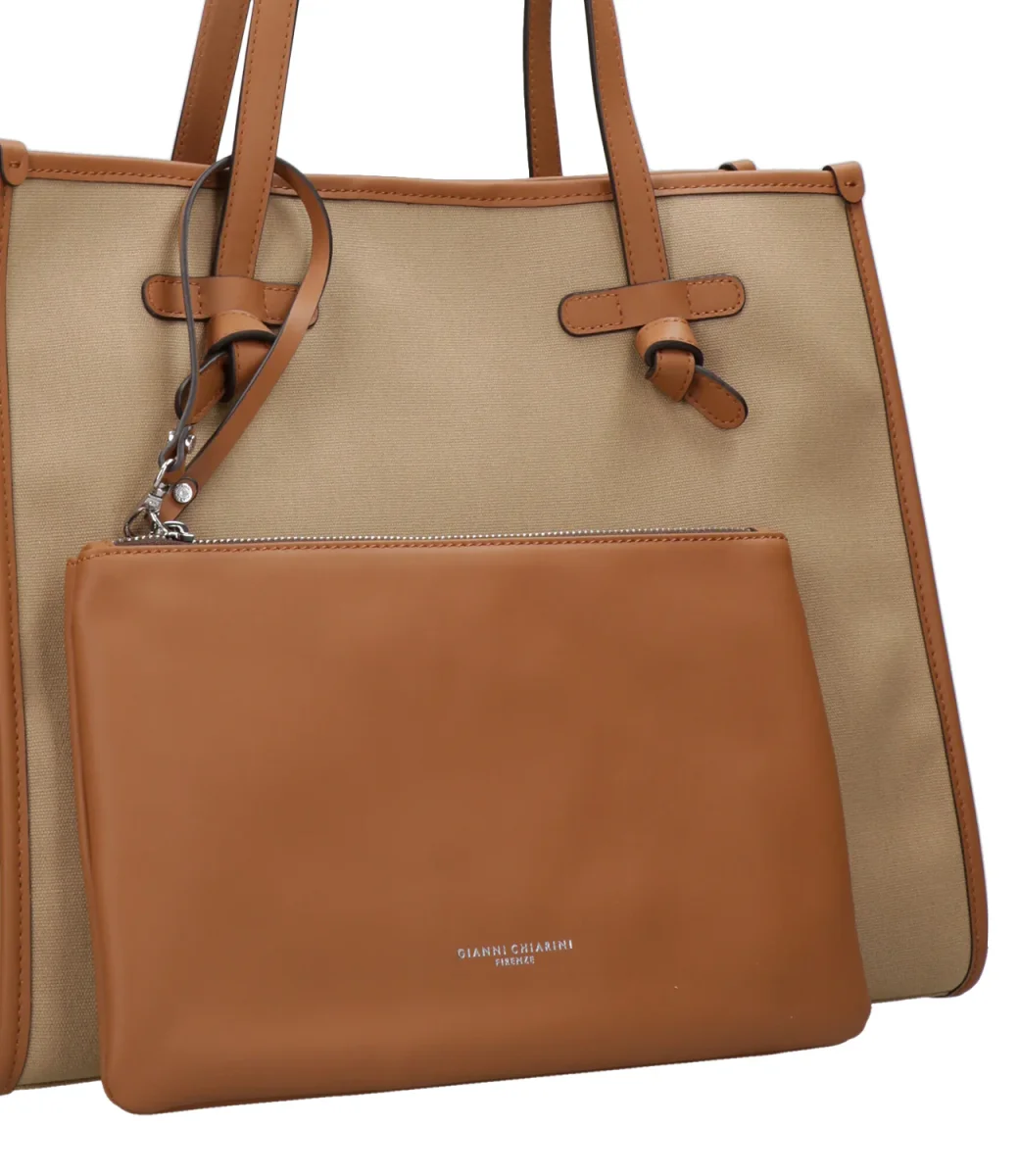 Marcella Club | Borsa a Spalla Corda e Cuoio - immagine 4