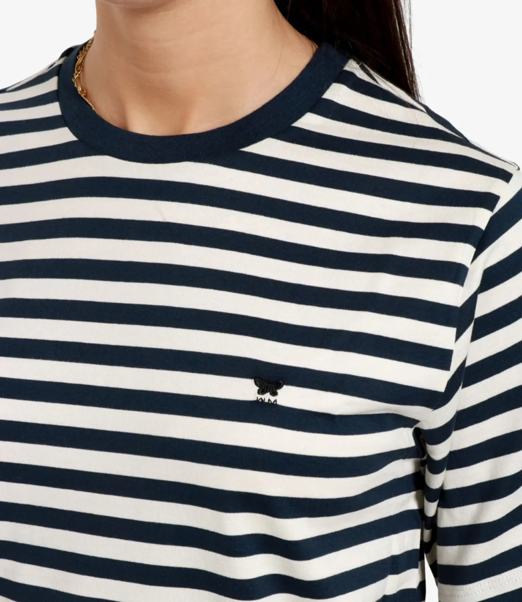 Max Mara Weekend | T-Shirt Wkdvenaco Ecru e Blu - immagine 5